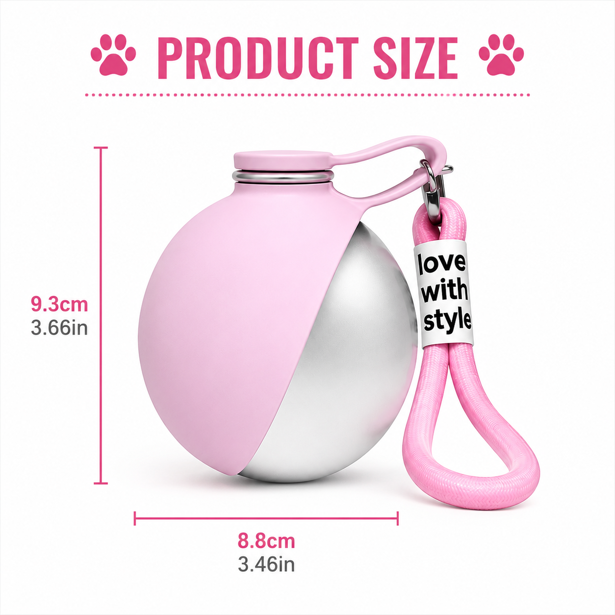PetKinCo™ HydroPaw Bottle