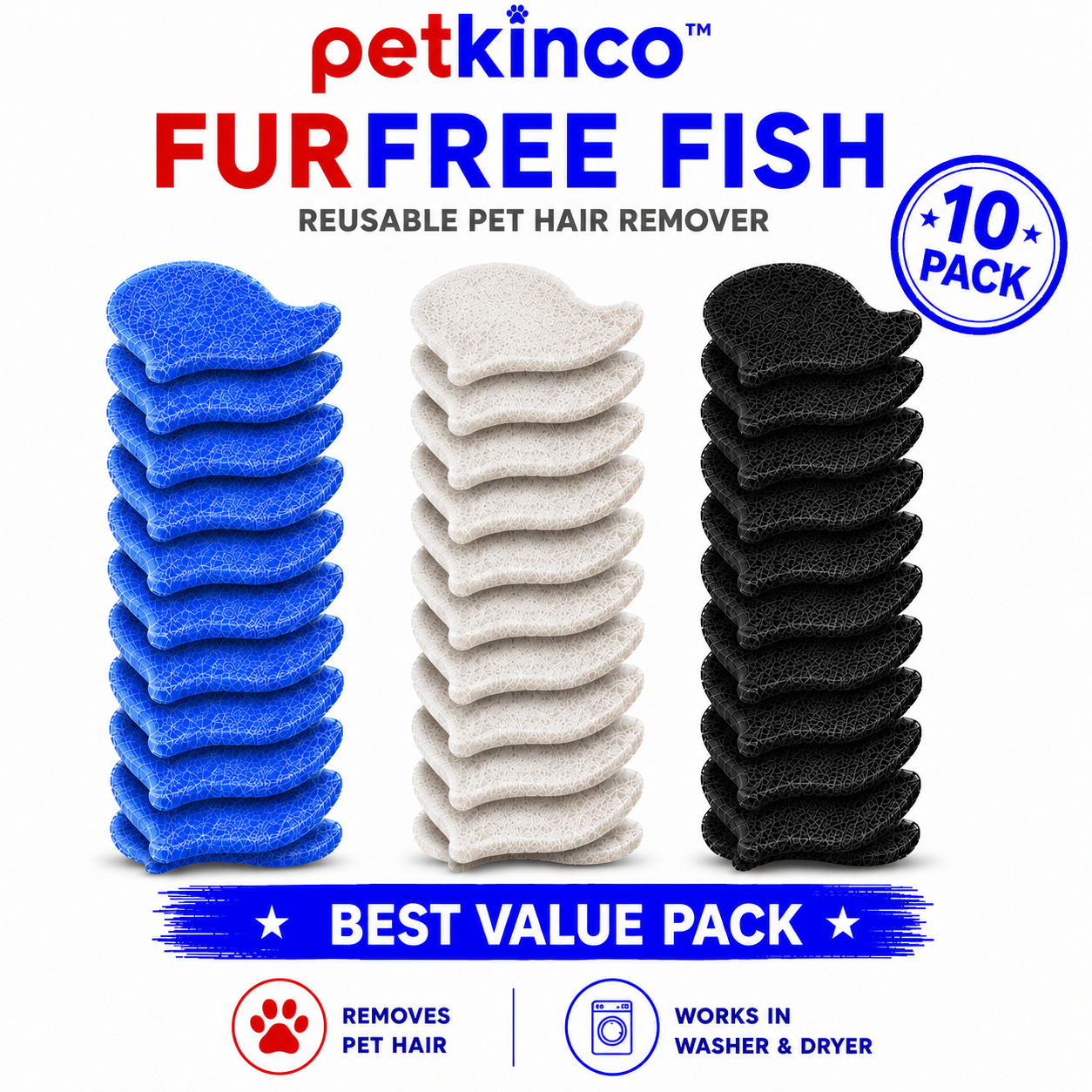 PetKinCo™ FurFree Fish