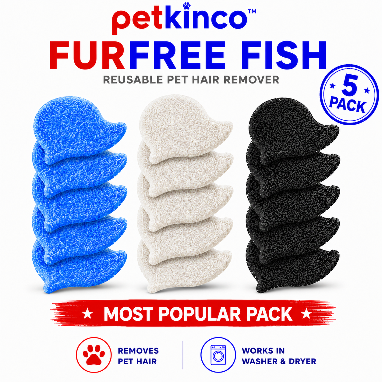 PetKinCo™ FurFree Fish